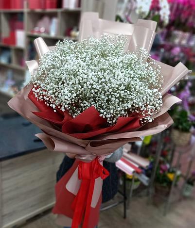 Букет цветов из: Гипсофила в Шерегеше