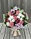 Букет цветов из: Альстромерии, Гвоздики, Розы и Хризантемы в Шерегеше