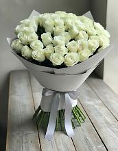 Букет 35 Белых роз в Шерегеше
