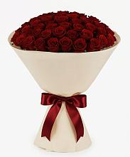 Букет 101 Бордовая роза Блэк Бакарра в Шерегеше