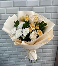 Букет цветов из:  Розы и Хризантемы в Шерегеше