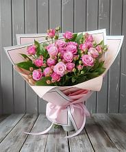 Букет Розовый кустик в Шерегеше
