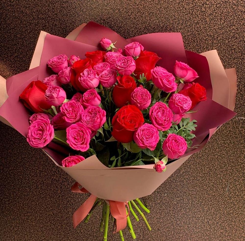 Букет В объятьях нежности в Шерегеше