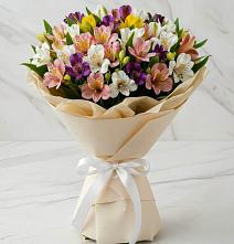 Букет цветов из:  Альстромерии #REPLACE_PRED# Шерегеше