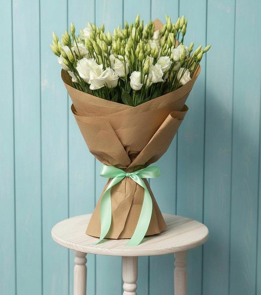 Букет цветов из: Лизиантусы в Шерегеше