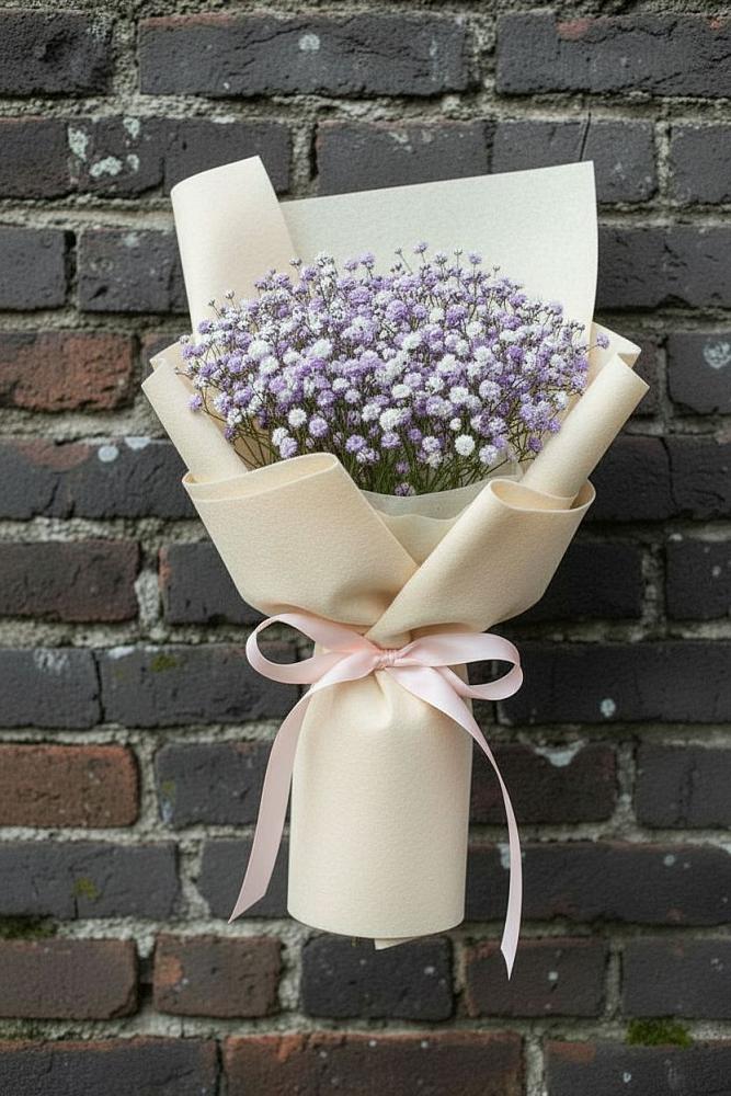 Букет цветов из: Гипсофила в Шерегеше