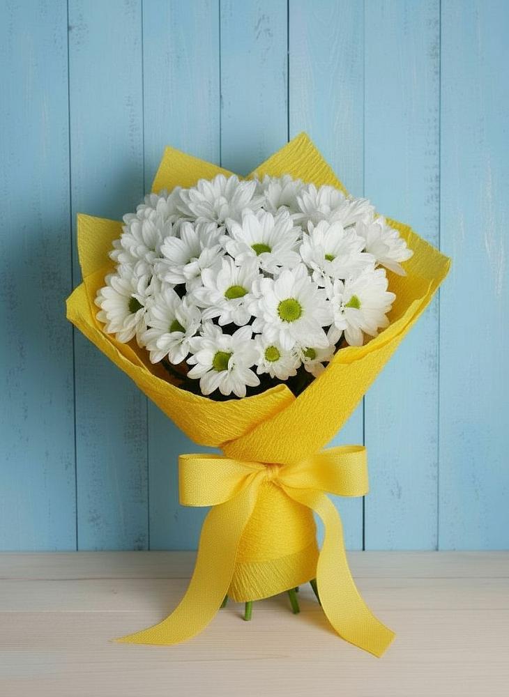 Букет цветов из: Хризантемы в Шерегеше