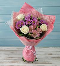 Букет цветов из:  Герберы #REPLACE_PRED# Шерегеше