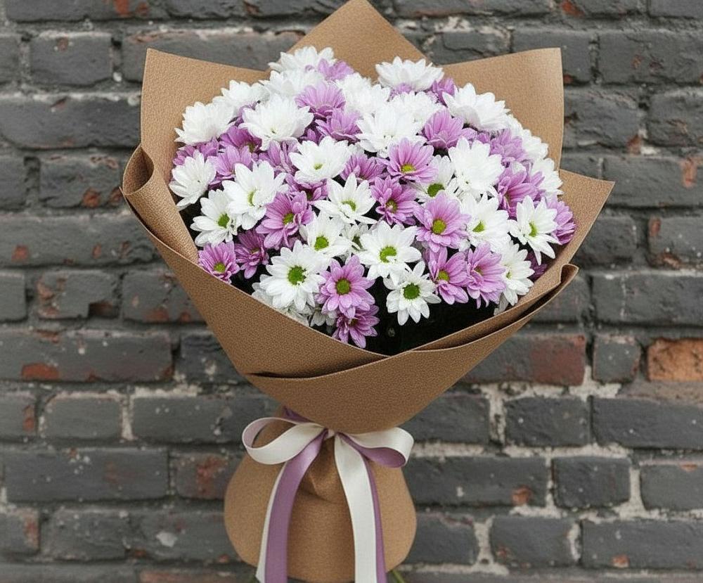 Букет цветов из: Хризантемы в Шерегеше